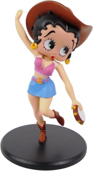 Figurine Betty Boop country en PVC, 12cm, BB204