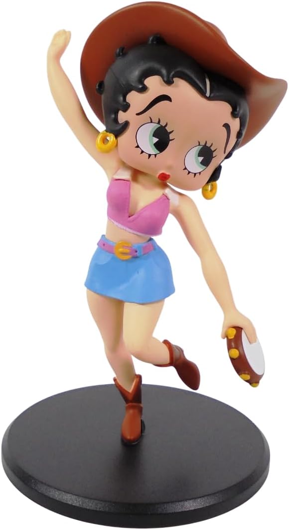 Figurine Betty Boop country en PVC, 12cm, BB204