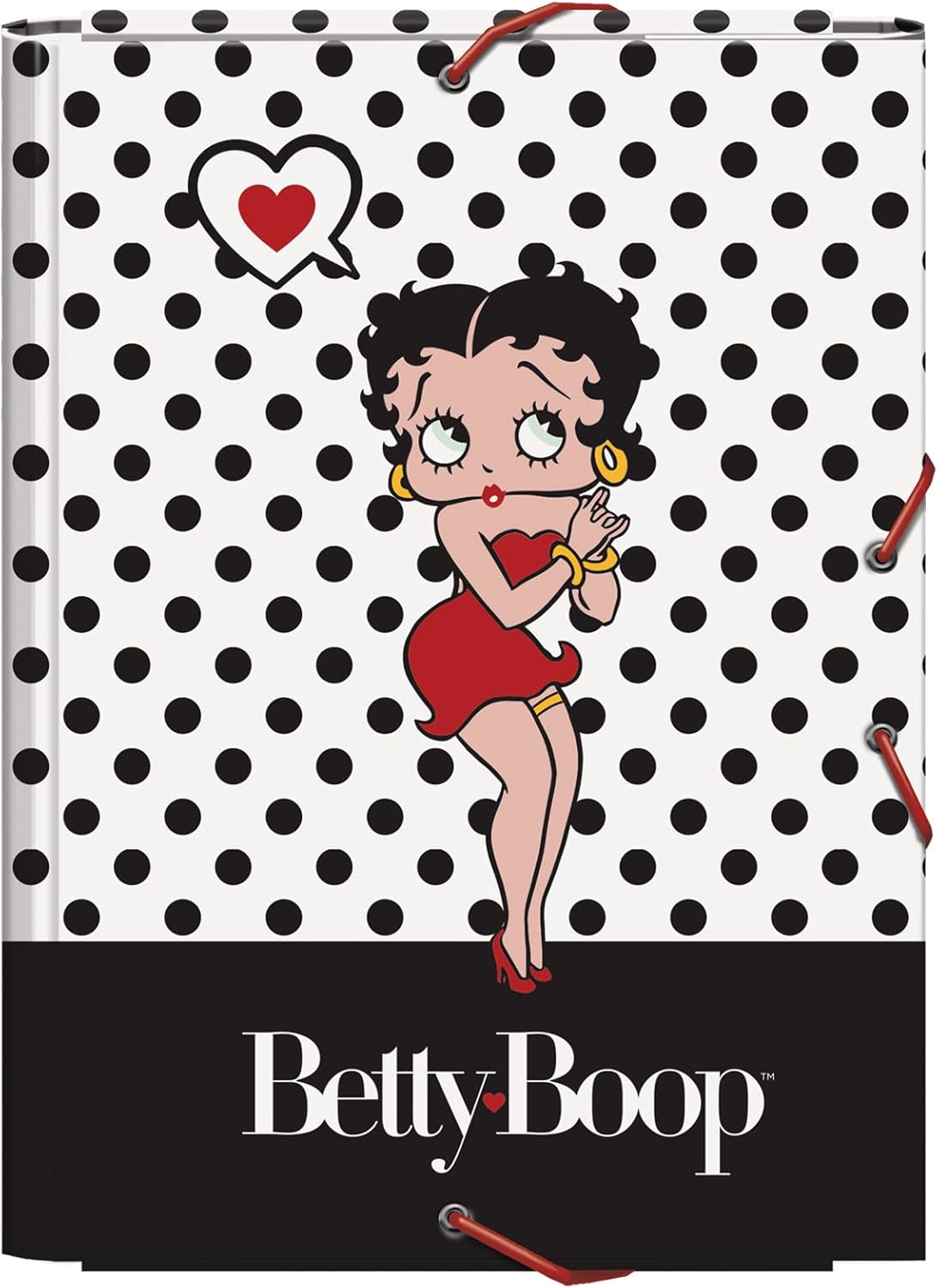Dossier folio Betty Boop Dohe avec 3 rabats