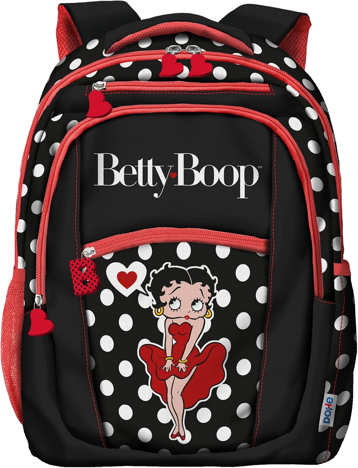 Sac à dos Betty Boop grand format à 3 compartiments Dohe