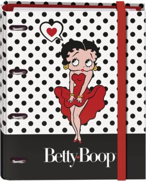 Classeur A4 Betty Boop Dohe à 4 anneaux 35 mm