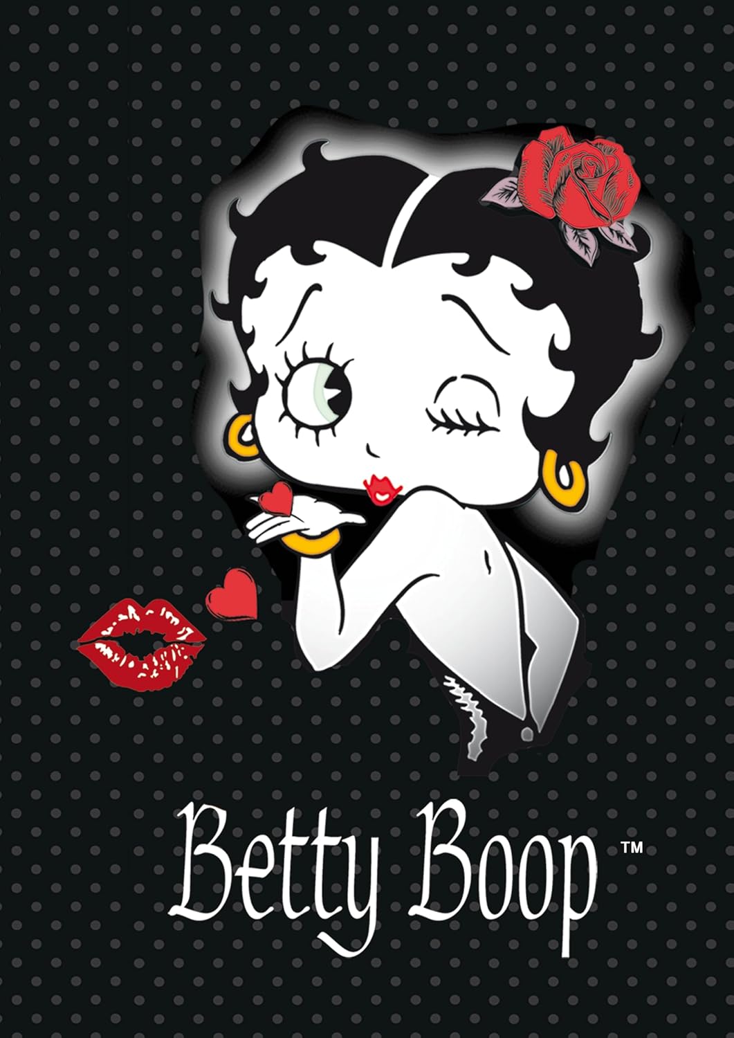 Carte XL Betty Boop 22x31cm intérieur blanc avec enveloppe – Image 2