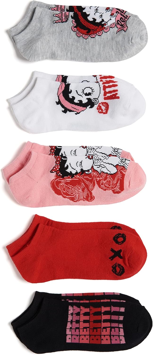 Chaussettes blanches Betty Boop pour femme – Image 4