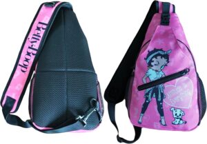 Sac à bandoulière Betty Boop rose Attitude is Everything