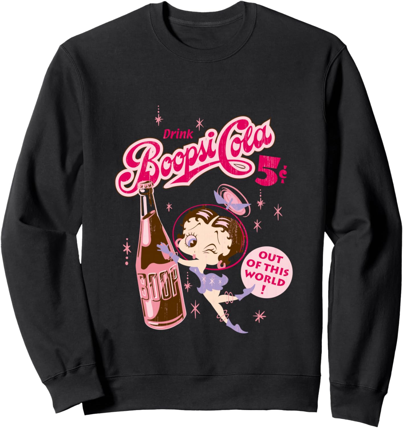 Sweat Betty Boop Boopsi Cola col tissé 241 g