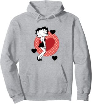 Sweat à capuche Betty Boop Love Hearts 241 g