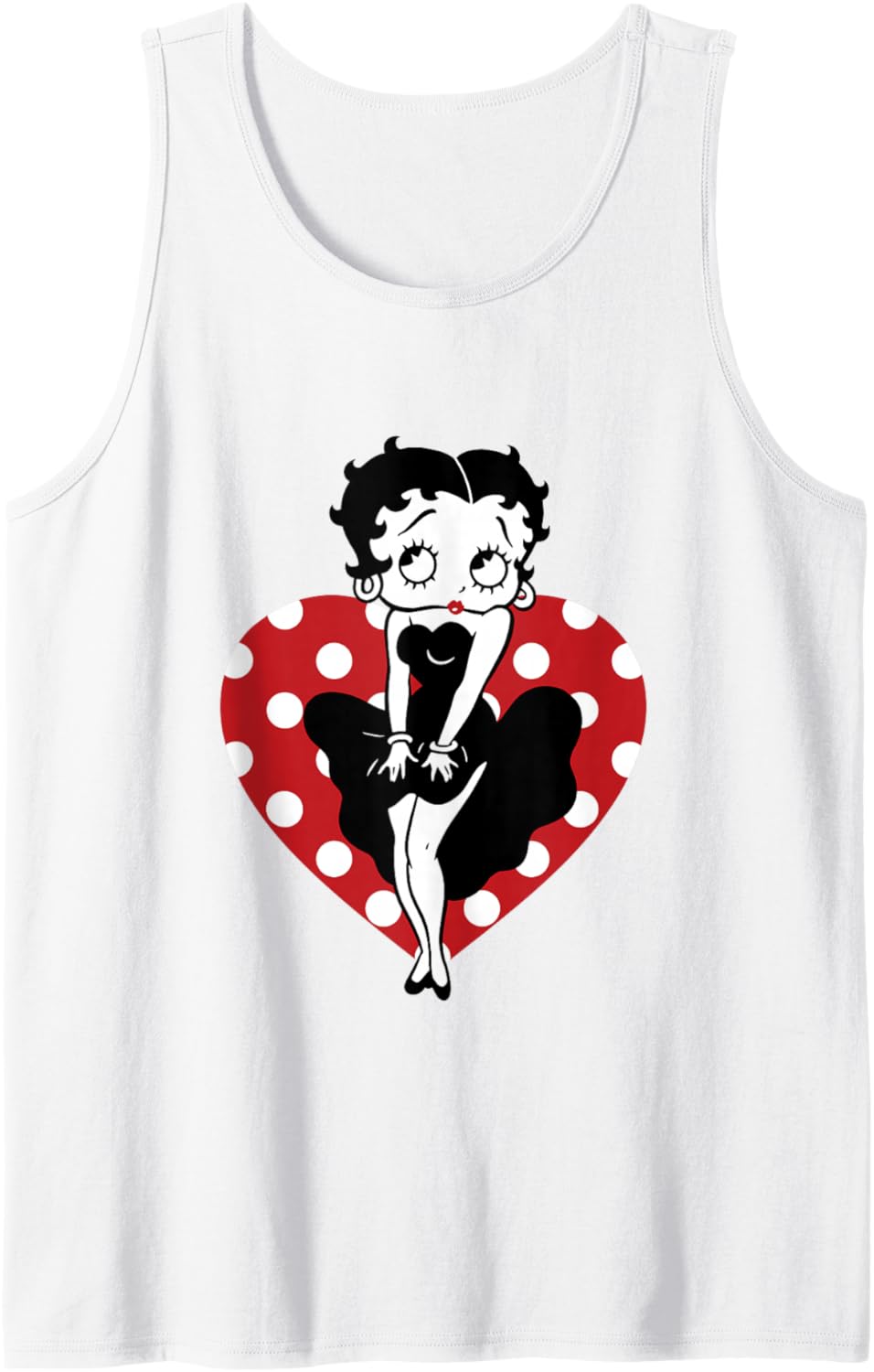 Débardeur Betty Boop parodie robe, coupe Homme ou Femme