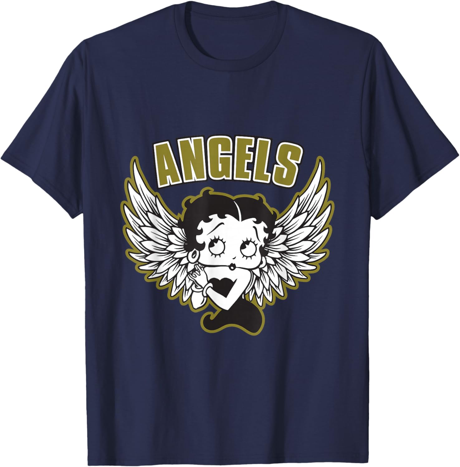 T-shirt Betty Boop motif Ailes d’anges Femme/Homme