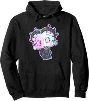 Sweat à capuche Betty Boop motif tourbillons 241 g