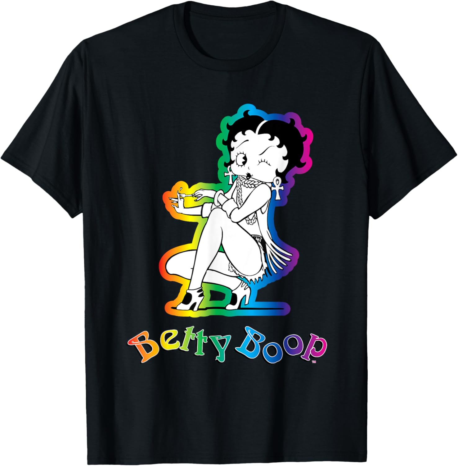 T-shirt Betty Boop Groovy années 70 Femme/Homme