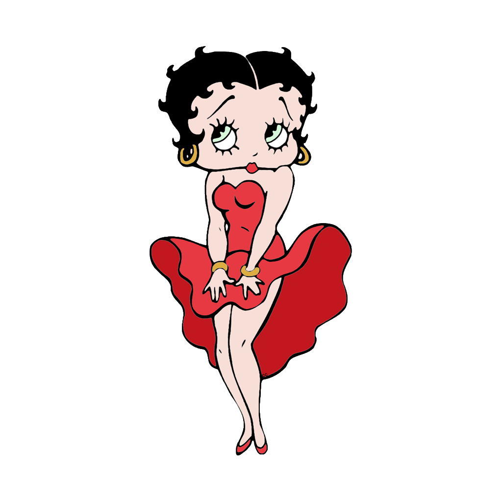 Betty Boop dans sa pose célèbre